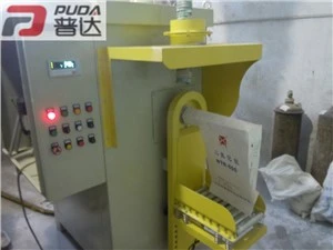 Machine de pesage, de remplissage, de distribution et d'emballage de poudre de 10 kg, 25 kg, 50 kg