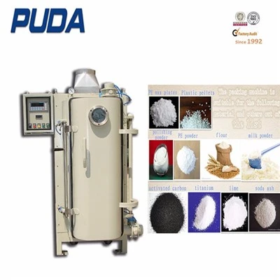 Machine de conditionnement de sacs à valve de mise sous vide Graphetron
